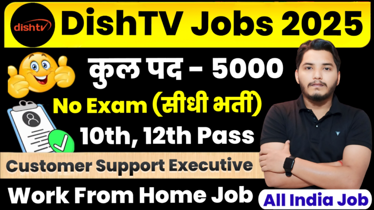 Dish TV Work From Home Vacancy