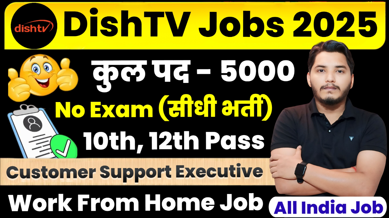 Dish TV Work From Home Vacancy