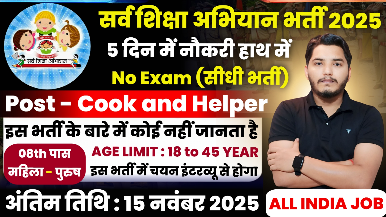 Sarva Shiksha Abhiyan Vacancy