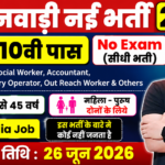 WCD Anganwadi Recruitment