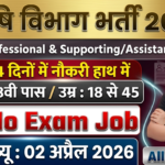 Krishi Vibhag Bharti