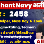 Merchant Navy New Recruitment