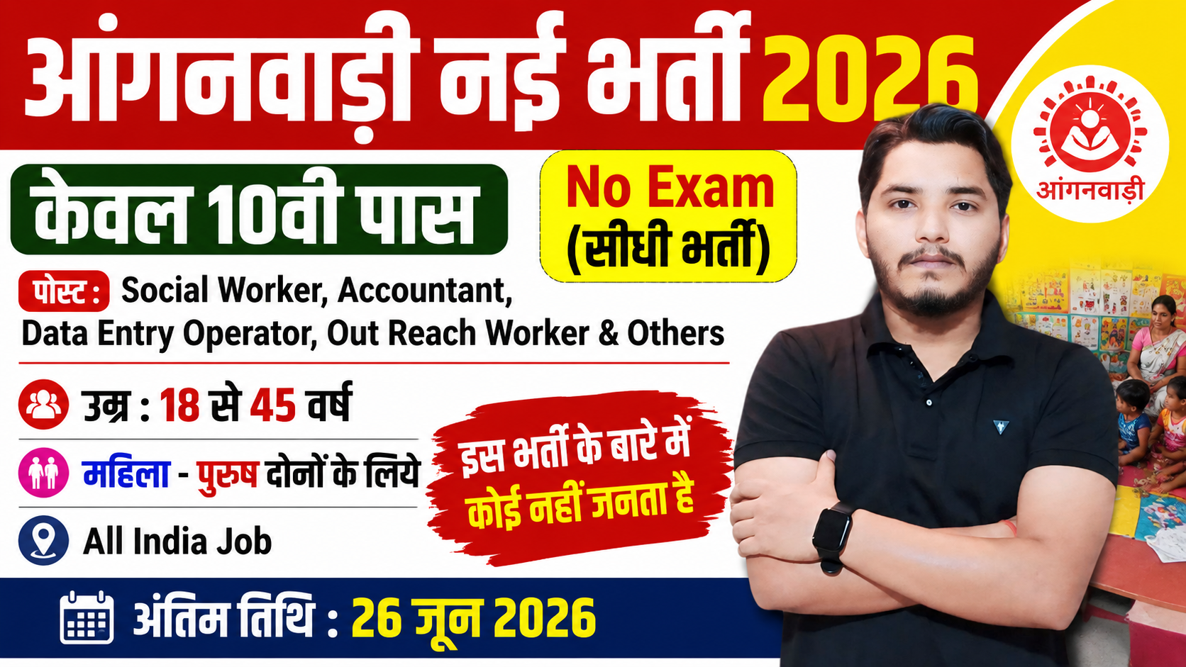 WCD Anganwadi Recruitment