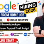 Google Work From Home Job