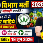 Food Department Vacancy