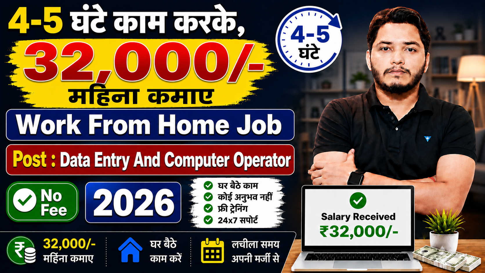Data Entry Work From Home Recruitment 2026 Notification Out, No Exam Direct Interview Data Entry Work From Home Recruitment