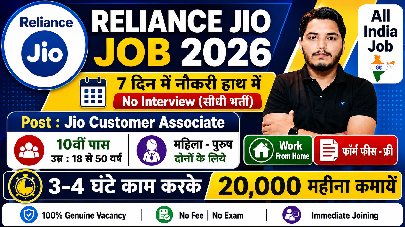 Reliance Jio Work From Home Job