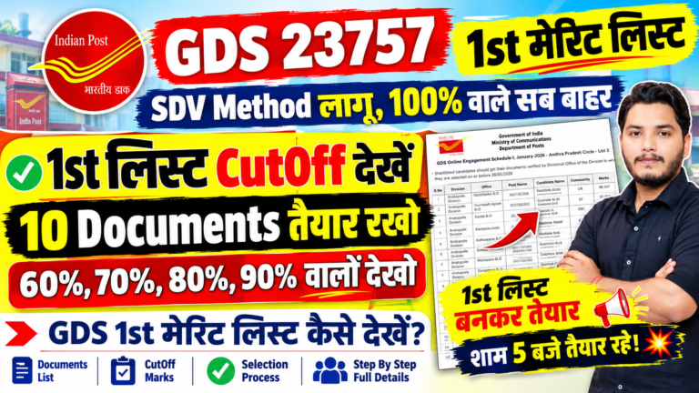 India Post GDS 23757 Post Result